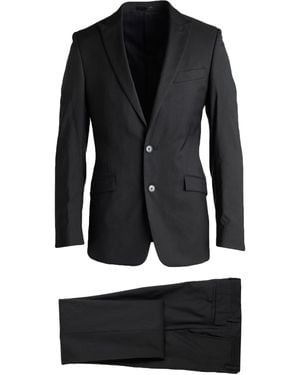 Versace Suit Wool, Viscose - Black