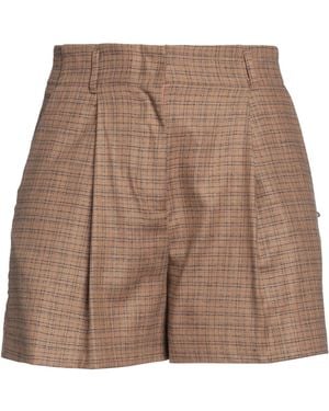 Ottod'Ame Shorts & Bermuda Shorts Viscose, Wool, Synthetic Fibers, Silk - Brown