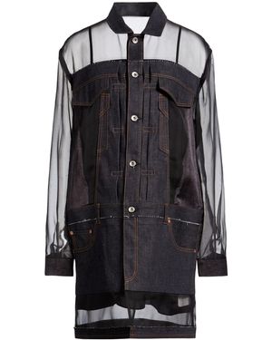 Sacai Mini Dress Cotton, Polyester - Black