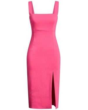 HUGO Midi Dress Cotton, Polyamide, Elastane - Pink
