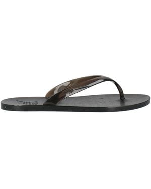 Ancient Greek Sandals Thong Sandals - Black