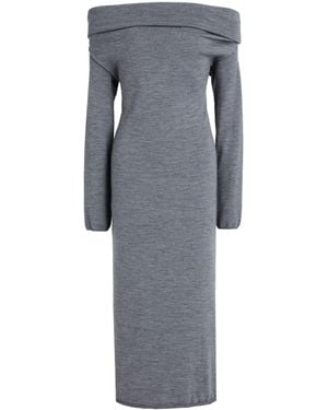 ARMARIUM Midi Dress Virgin Wool, Polyamide, Elastane - Gray