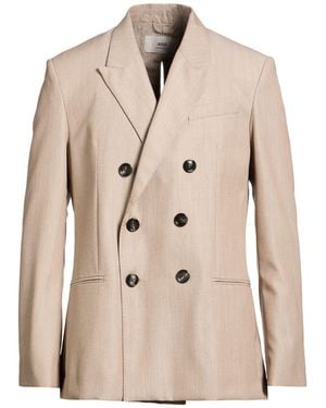 Ami Paris Blazer Virgin Wool - Natural