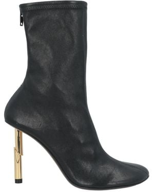 Lanvin Ankle Boots Goat Skin - Black