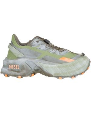 DIESEL Military Sneakers Textile Fibers - Green