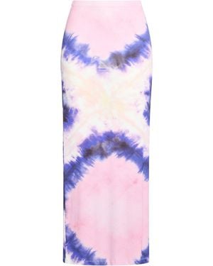 Rabanne Maxi Skirt Viscose, Polyamide, Elastane - Purple