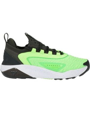 Under Armour Lime Sneakers Textile Fibers, Synthetic Material - Green