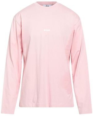 MSGM T-Shirt Cotton - Pink