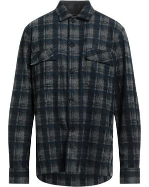 Alessandro Lamura Shirt Polyester, Viscose, Elastane - Blue