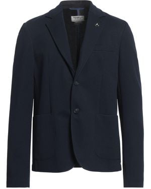 Fred Mello Blazer Polyester, Elastane - Blue