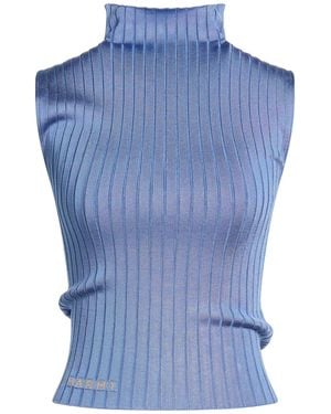 Marni Light Turtleneck Viscose, Polyamide, Elastane - Blue