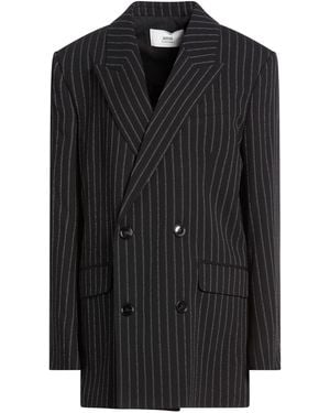 Ami Paris Blazer Virgin Wool - Black
