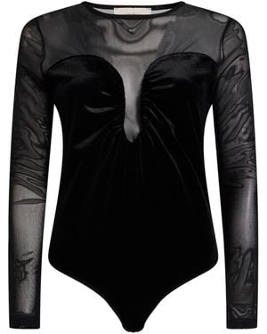 ViCOLO Bodysuit Polyester, Elastane - Black