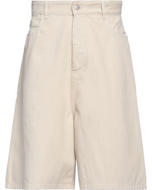Studio Nicholson Denim Shorts Cotton, Organic Cotton, Recycled Polyester - Natural