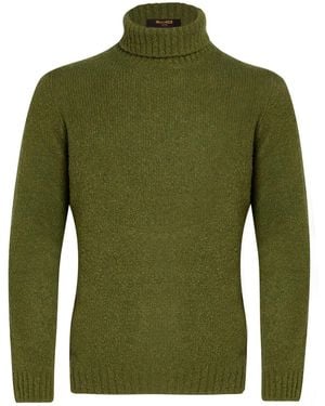 Moorer Turtleneck Wool, Cashmere, Polyamide - Green