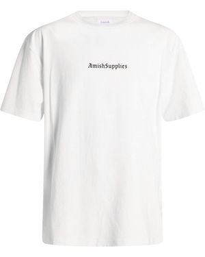 Amish Supplies T-Shirt Cotton - White