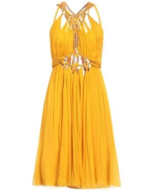 Alberta Ferretti Midi Dress - Yellow