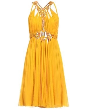 Alberta Ferretti Midi-Kleid - Gelb