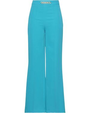 ViCOLO Trousers Polyester, Elastane - Blue