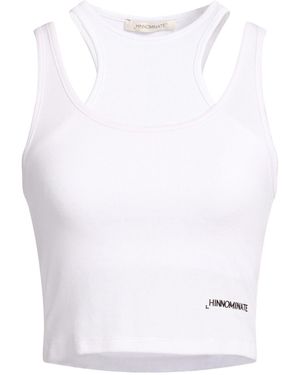 hinnominate Tank Top Cotton, Elastane, Lyocell - White