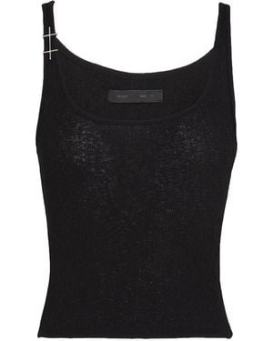 HELIOT EMIL Top Polyester, Elastane - Black