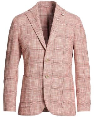 L.B.M. 1911 Blazer Cotton, Linen, Silk, Acrylic - Pink