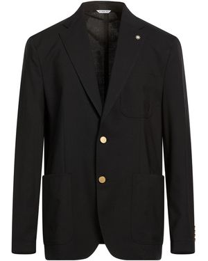 Manuel Ritz Blazer Wool, Elastane - Black