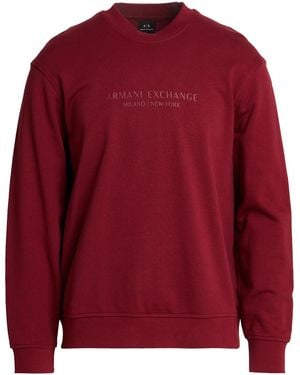 ARMANI EXCHANGE Sweatshirt Cotton - Red