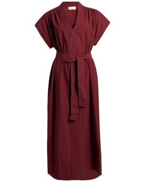 Ottod'Ame Midi-Kleid - Rot
