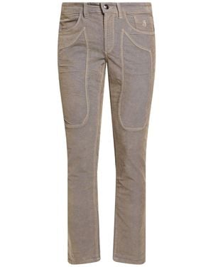 Jeckerson Trousers Cotton, Polyester, Elastane - Grey