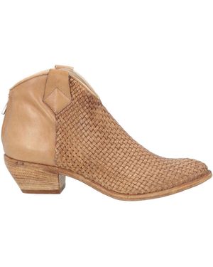 Niche Camel Ankle Boots Leather - Brown