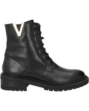 Via Roma 15 Ankle Boots Leather - Black