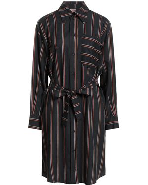 MÊME ROAD Mini Dress Viscose, Polyamide, Acrylic - Black