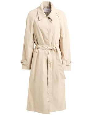 Low Classic Overcoat & Trench Coat Polyester - Natural