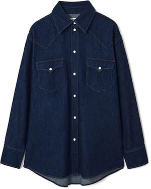 COS Camisa vaquera - Azul