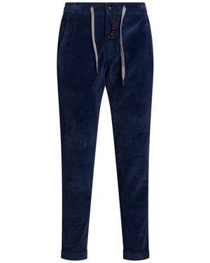 Marco Pescarolo Trousers Cotton, Elastane - Blue