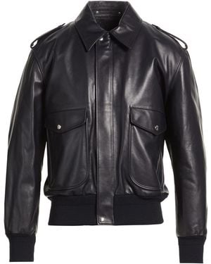 Givenchy Midnight Jacket Calfskin, Polyester - Black