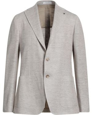 Tagliatore Blazer Linen, Cotton - Grey