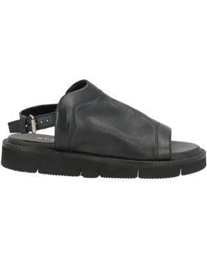 Strategia Sandals Leather - Black