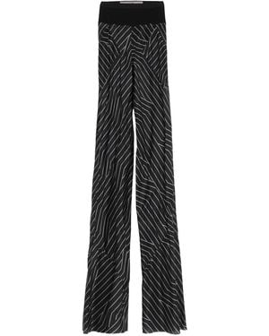 Rick Owens Pants Cupro, Polyamide, Cotton - Black