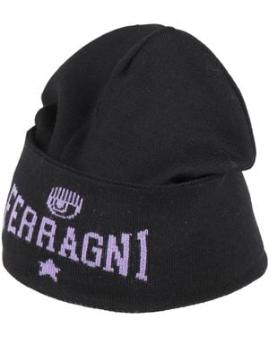 Chiara Ferragni Hat Acrylic, Wool - Black