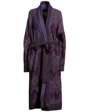 Moorer Coat Wool, Cashmere - Purple
