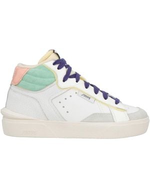 Strype Trainers Leather, Textile Fibres - White