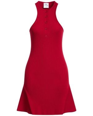Courreges Mini Dress Viscose, Polyester - Red
