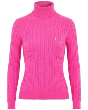 Sun 68 Turtleneck - Pink