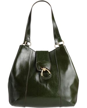 The Bridge Shoulder Bag Leather - Green