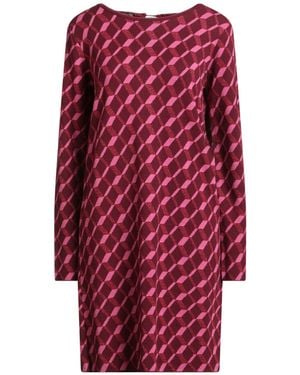 Maliparmi Mini Dress Viscose, Polyester, Metallic Fibre - Red