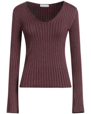 Majestic Filatures Jumper Organic Cotton, Viscose, Elastane, Metallic Fibre - Purple