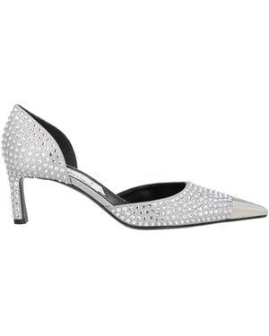 AREA X SERGIO ROSSI Light Pumps Textile Fibers - White