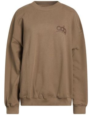 ADANOLA Military Sweatshirt Organic Cotton - Brown